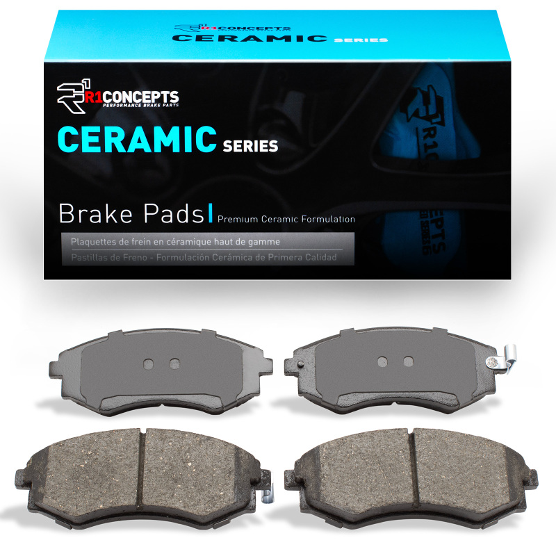 Hyundai Tiburon Brake Pads - Front - R1 Concepts - Ceramic - `89-`06
